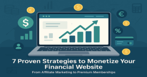 financial website monetization strategies